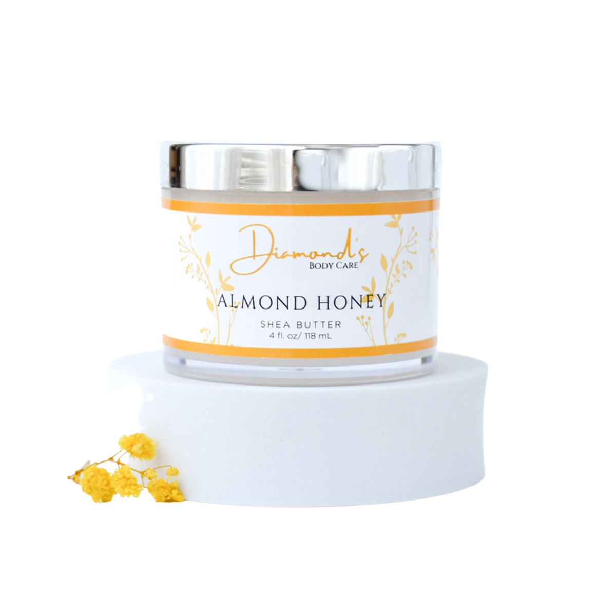 4oz Shea Body Butter- Almond Honey